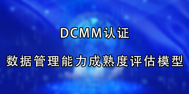 dcmm-数据管理能力成熟度评估模型